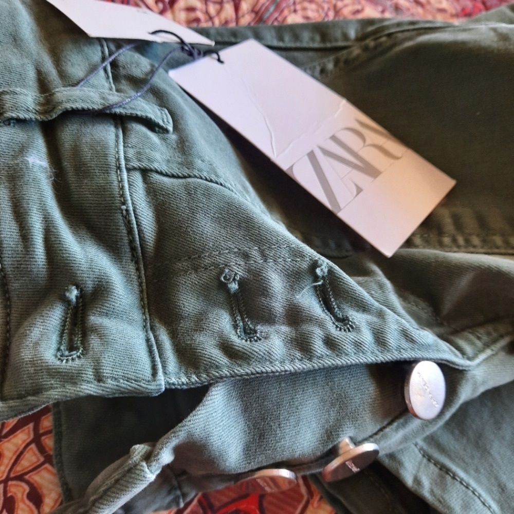 Zara flare high rise skinny jeans